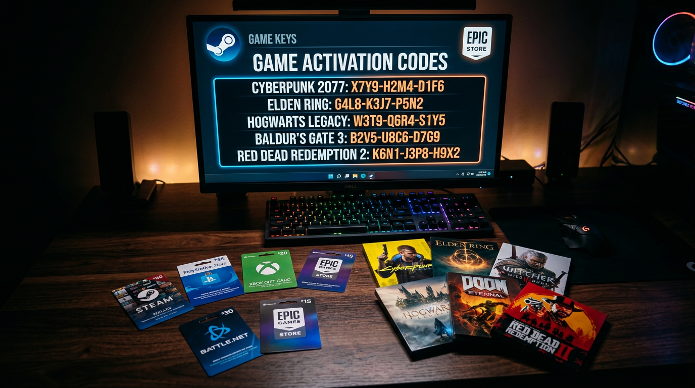 Digital game keys